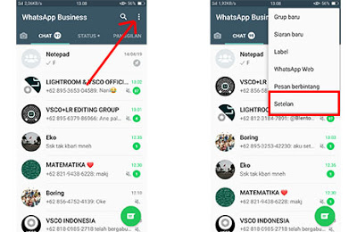 setelan untuk menonaktifkan fitur last seen whatsapp