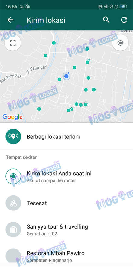 kirim lokasi whatsapp