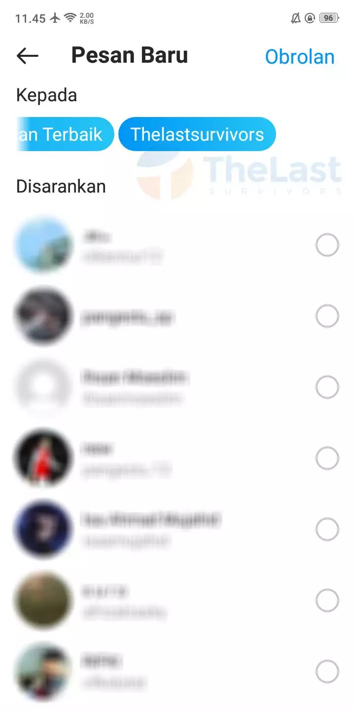 Masukkan Anggota Grup IG